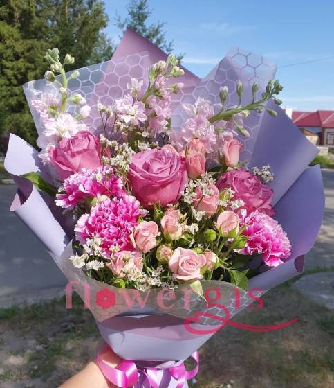 Розовое ассорти